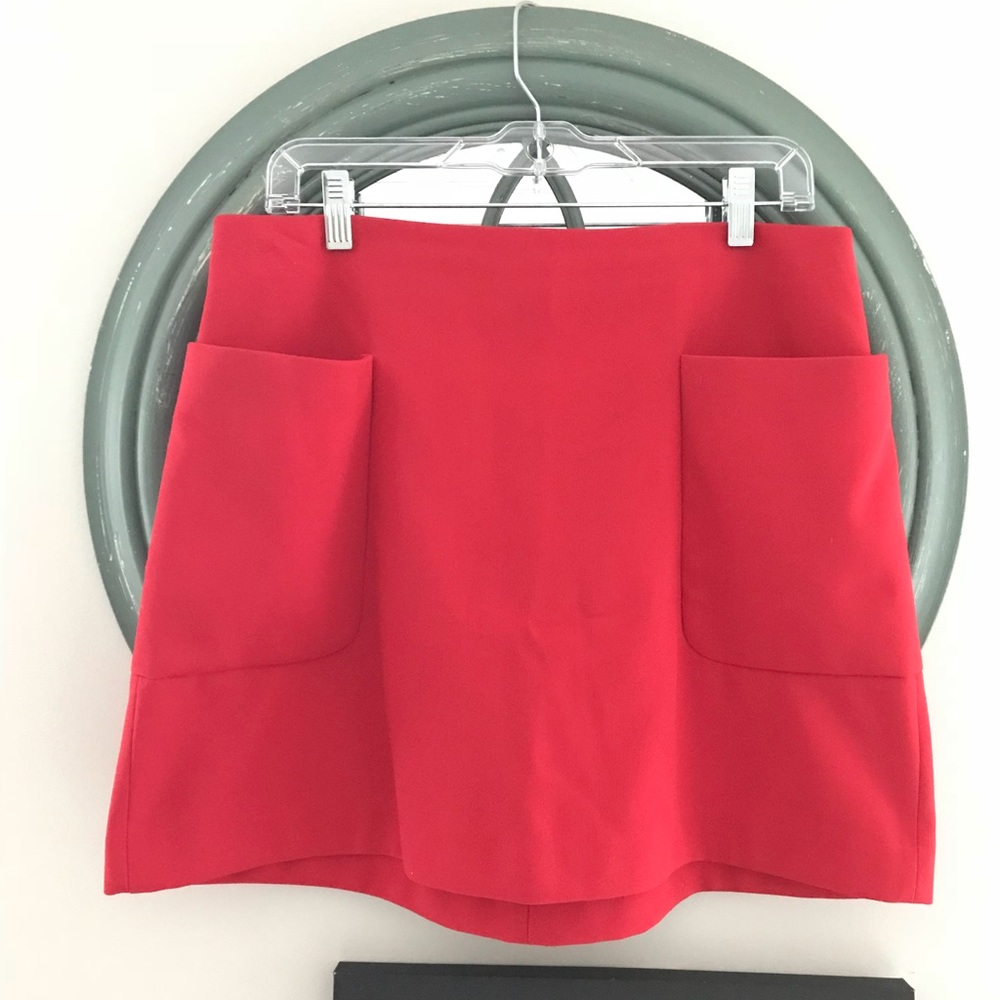 Express Red Skirt